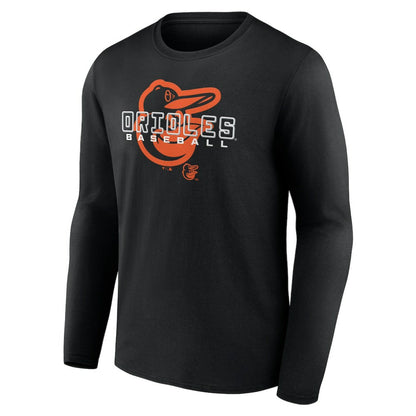 Baltimore Orioles Stellar Long Sleeve T-Shirt - Black