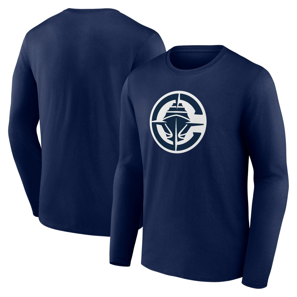 LA Clippers Primary Logo Long Sleeve T-Shirt - Navy sale
