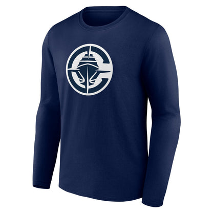 LA Clippers Primary Logo Long Sleeve T-Shirt - Navy sale