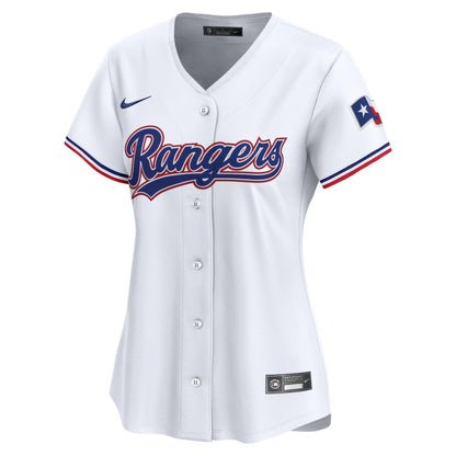 Texas Rangers Women's Home Limited Jersey - White | Nike