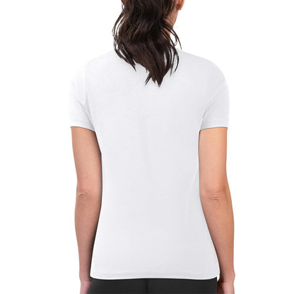 Houston Astros G-III 4Her by Carl Banks Women's Super-Slim Fit Lightweight Flowers Graphic T-Shirt - White