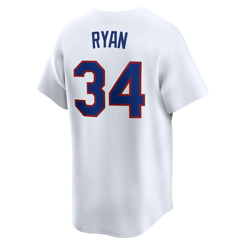 Nolan Ryan Texas Rangers Throwback Cooperstown Collection Limited Jersey - White | Nike