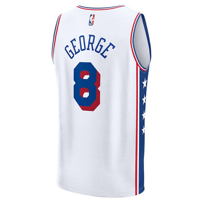 Paul George Philadelphia 76ers Fast Break Replica Player Jersey - Association Edition - White | Fanatics discount