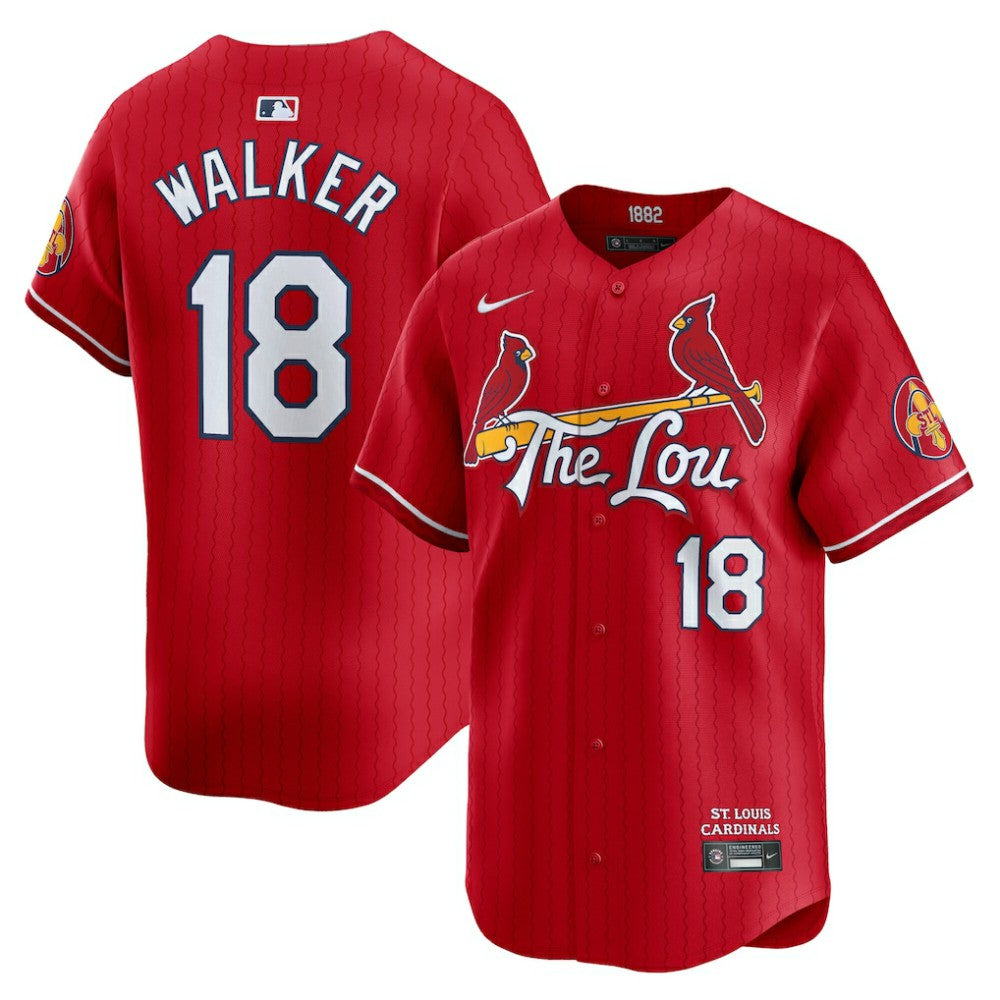 Jordan Walker St. Louis Cardinals City Connect Limited Jersey - Red | Nike