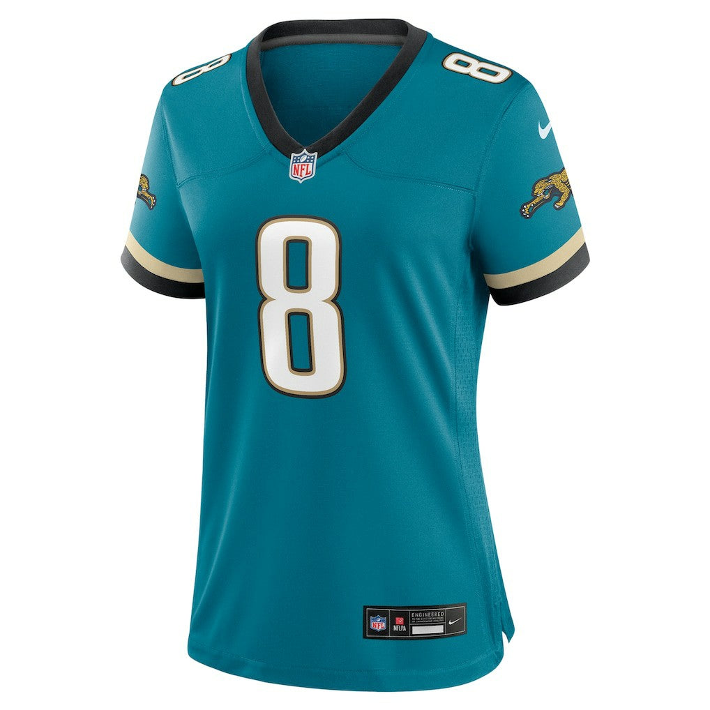 Mark Brunell Jacksonville Jaguars Women's Prowler Throwback Retired Player Game Jersey - Teal | Nike cheap