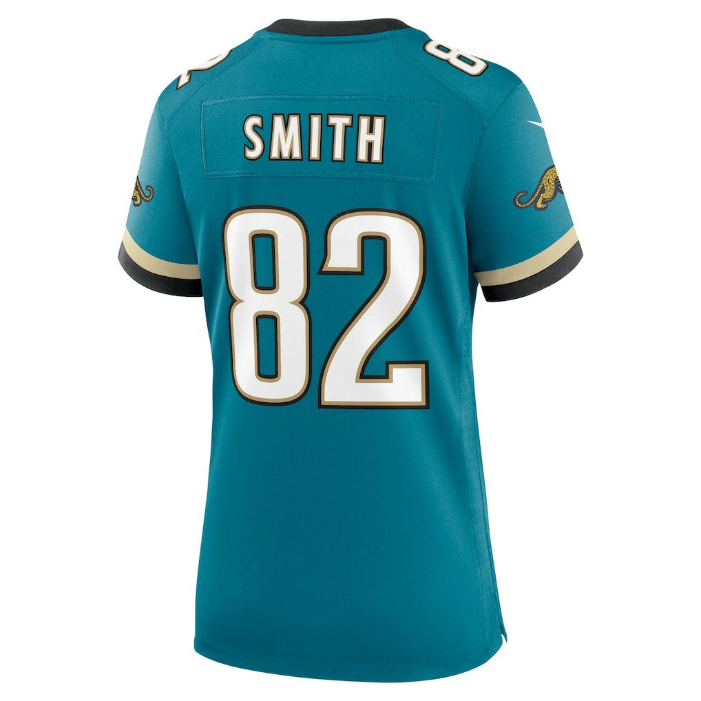 Jimmy Smith Jacksonville Jaguars Women's Prowler Throwback Retired Player Game Jersey - Teal | Nike cheap