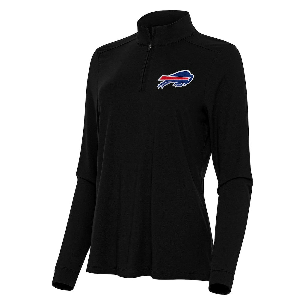 Buffalo Bills Antigua Women's Intent Quarter-Zip Sweatshirt - Black online