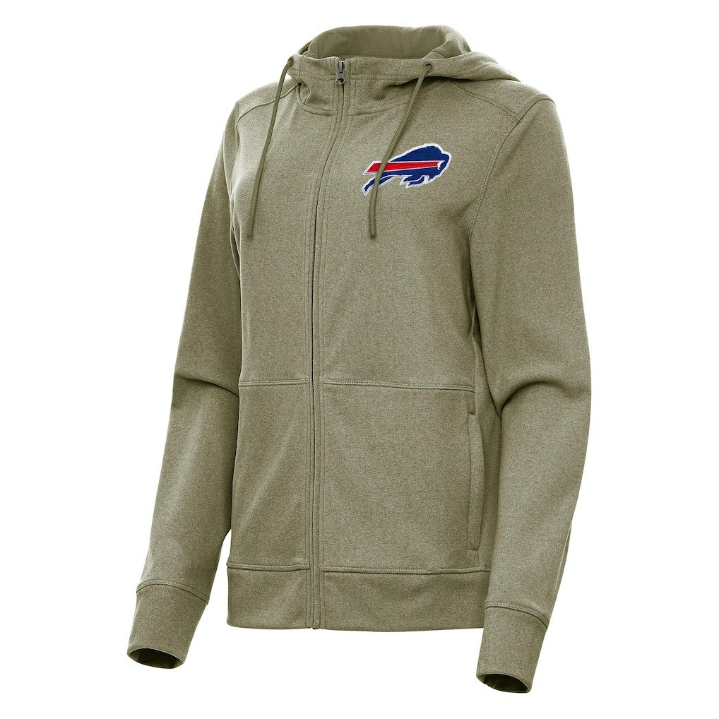 Buffalo Bills Antigua Women's Seeker Full-Zip Hoodie Jacket - Heather Olive online