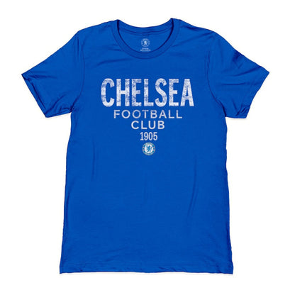 Chelsea 1863FC Tapered Text T-Shirt - Blue cheap