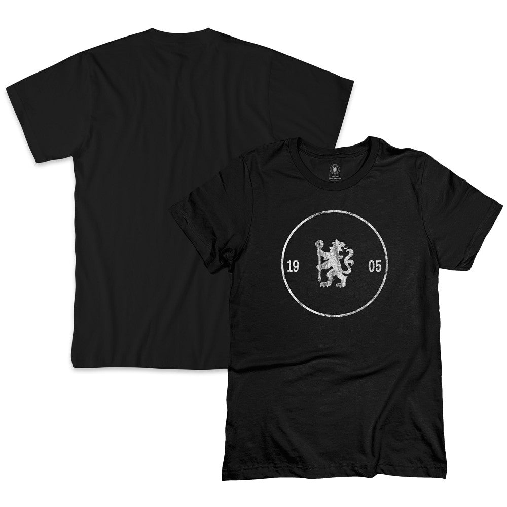Chelsea 1863FC Heritage Circle T-Shirt - Black discount