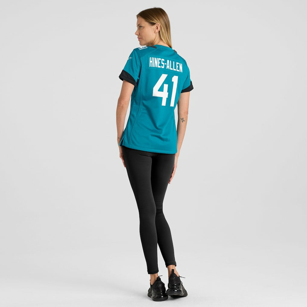 Josh Hines-Allen Jacksonville Jaguars Women's Player Game Jersey - Teal | Nike on sale