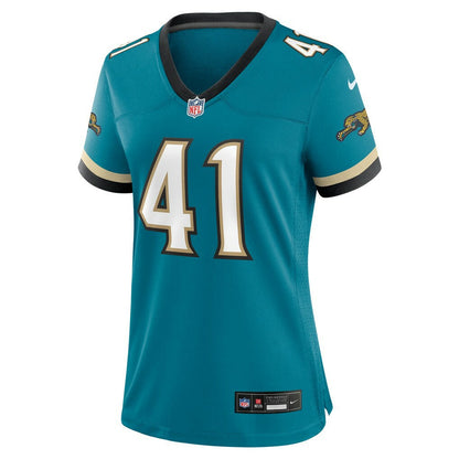 Josh Hines-Allen Jacksonville Jaguars Women's Prowler Throwback Game Jersey - Teal | Nike outlet