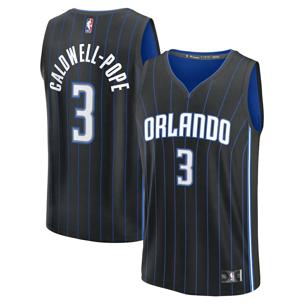 Kentavious Caldwell-Pope Orlando Magic Fast Break Replica Player Jersey - Icon Edition - Black | Fanatics on sale