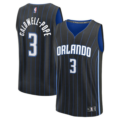 Kentavious Caldwell-Pope Orlando Magic Fast Break Replica Player Jersey - Icon Edition - Black | Fanatics on sale