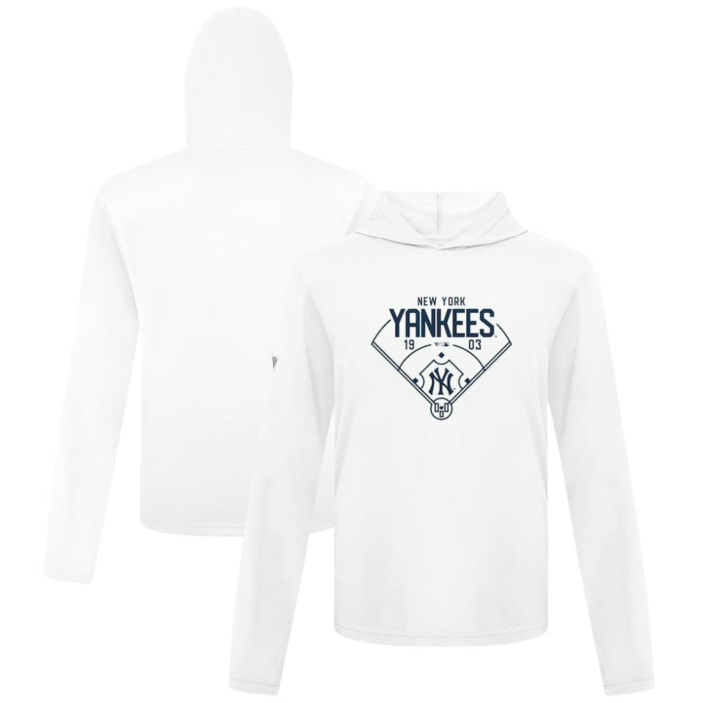 New York Yankees Levelwear Anthem Home Field Pullover Hoodie - White