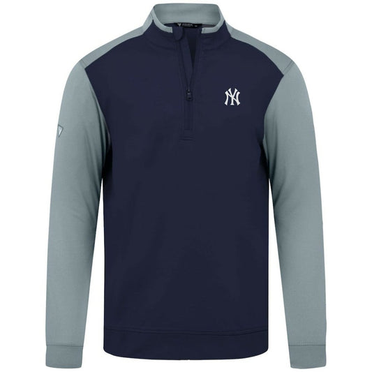 New York Yankees Levelwear Insignia 2.0 Quarter-Zip Pullover Top - Navy