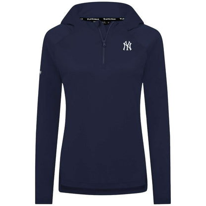 New York Yankees Levelwear Women's Raven Insignia 2.0 Quarter-Zip Jacket - Navy