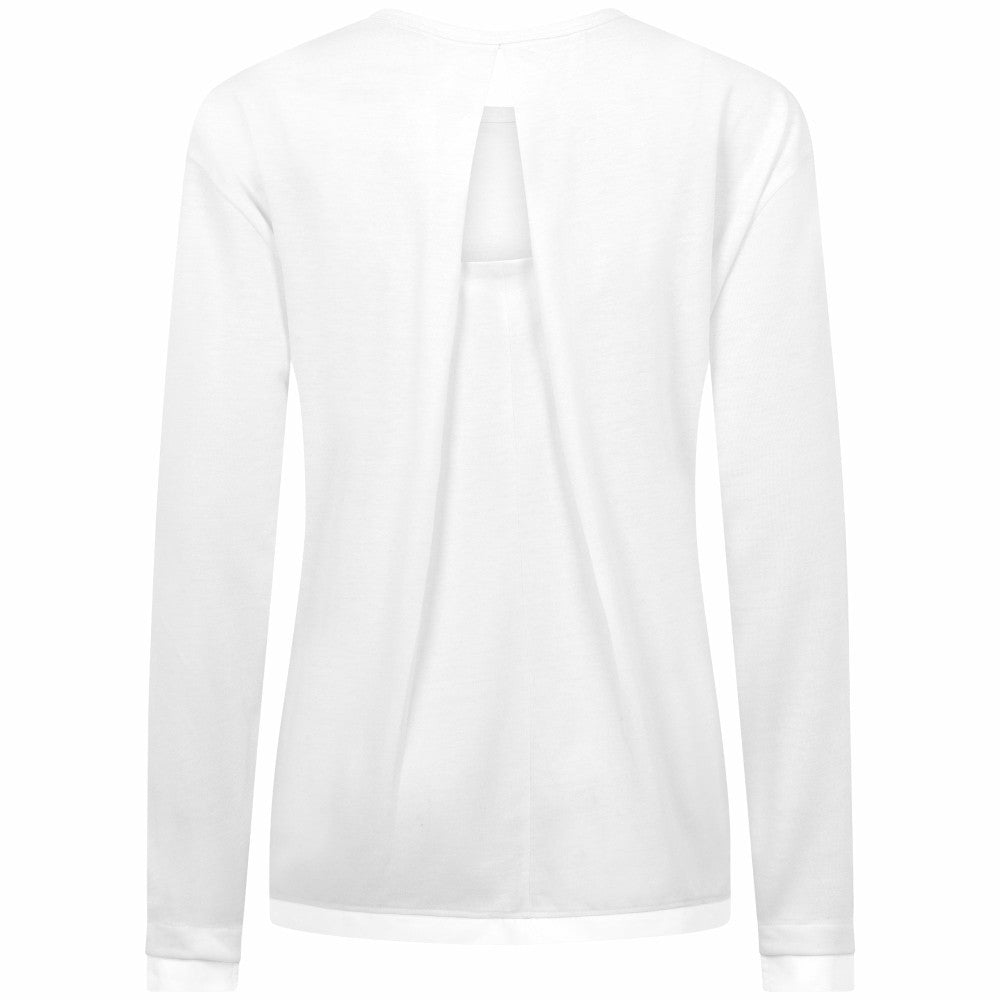 Kansas City Royals Levelwear Women's Sequoia Primary Logo Long Sleeve T-Shirt - White