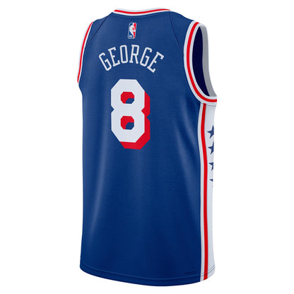 Paul George Philadelphia 76ers Unisex 2024 Offseason Addition Swingman Jersey - Royal | Nike on sale