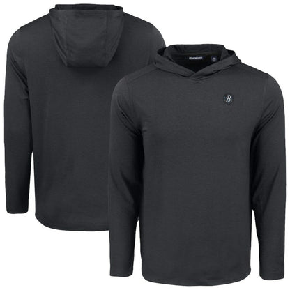 Baltimore Orioles Cutter & Buck Coastline Epic Comfort Recycled Eco Hoodie Long Sleeve T-Shirt - Black