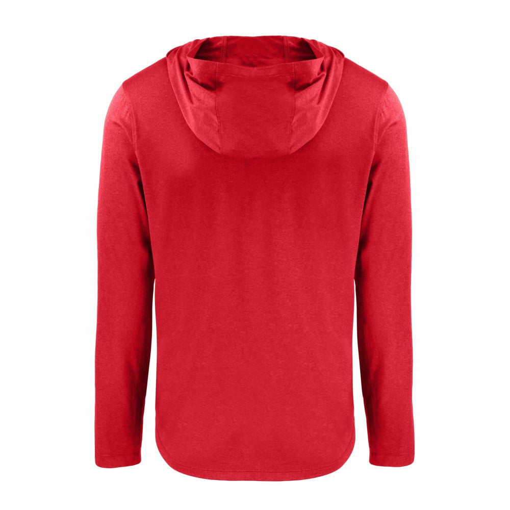 Minnesota Twins Cutter & Buck Coastline Epic Comfort Recycled Eco Hoodie Long Sleeve T-Shirt - Red