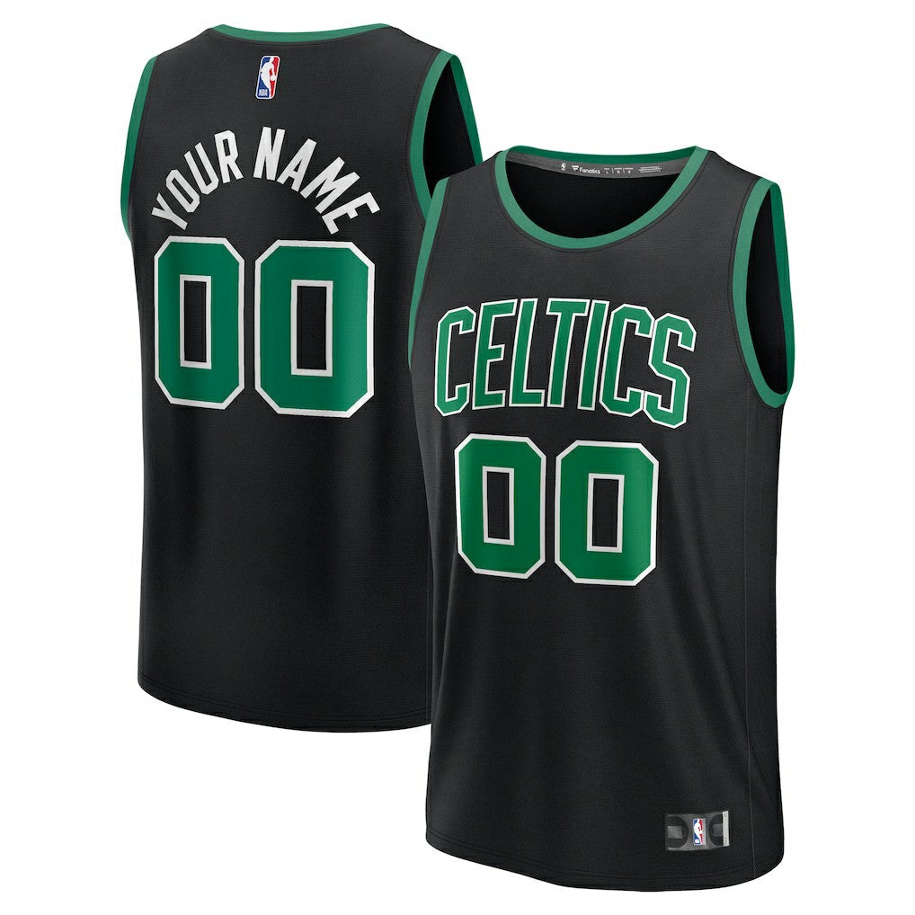 Boston Celtics Fast Break Custom Jersey - Statement Edition - Black | Fanatics cheap