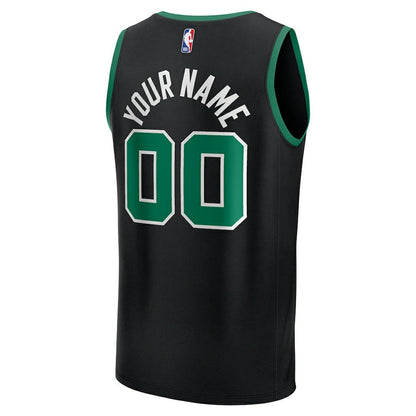 Boston Celtics Youth Fast Break Custom Replica Jersey - Black - Statement Edition | Fanatics online