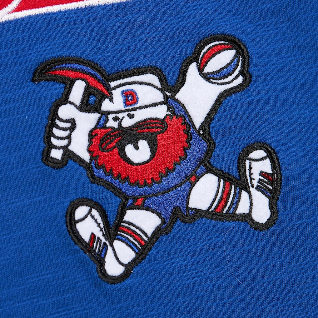Denver Nuggets Hardwood Classics Felt Applique Slub T-Shirt sale - Royal | Mitchell & Ness outlet