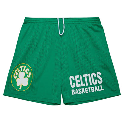 Boston Celtics Hardwood Classics Gameday Mesh Shorts - Kelly Green | Mitchell & Ness shop