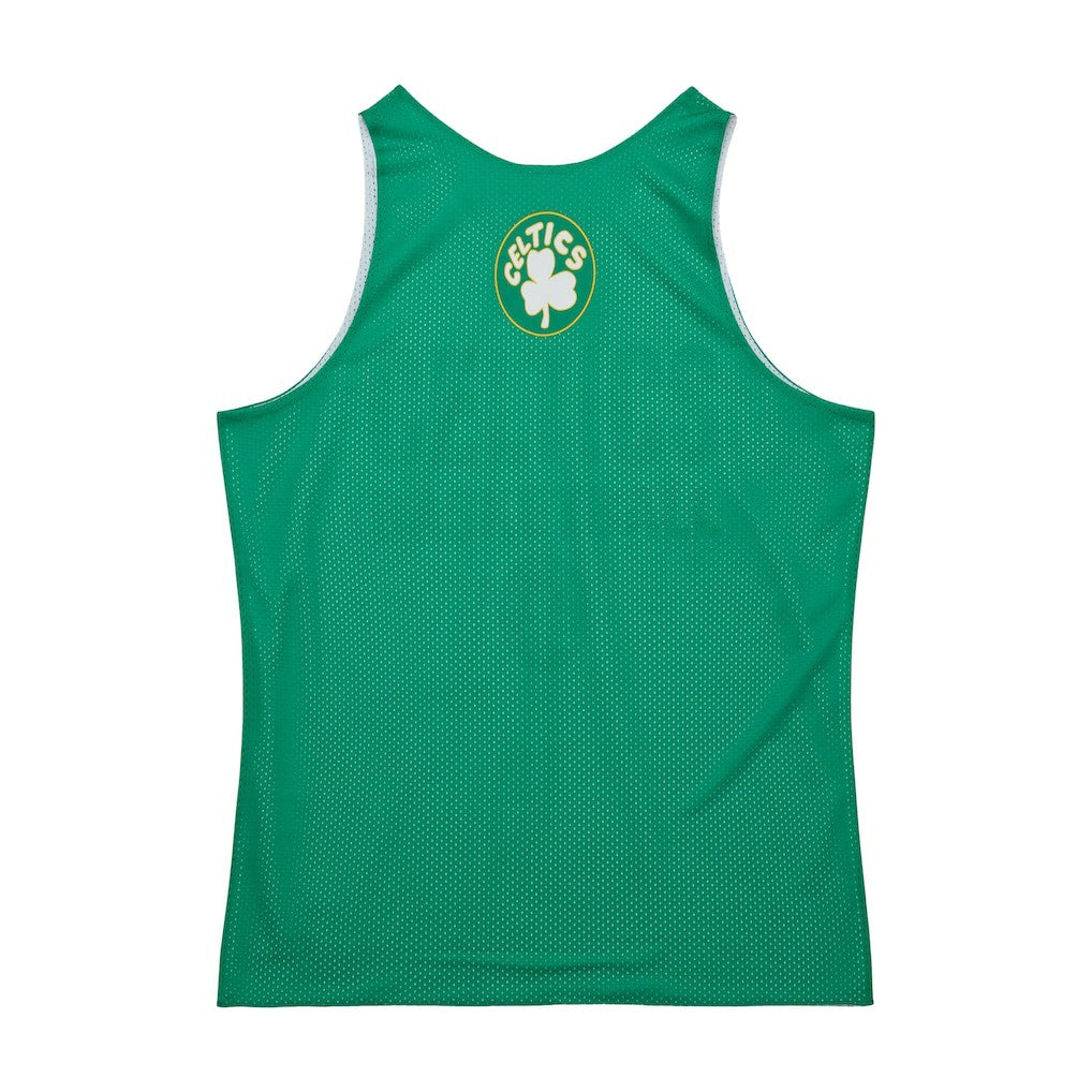 Boston Celtics Hardwood Classics Reversible Mesh Practice Jersey - Kelly Green/White | Mitchell & Ness cheap