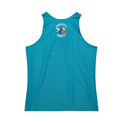 Charlotte Hornets Hardwood Classics Reversible Mesh Practice Jersey - Teal/White | Mitchell & Ness cheap