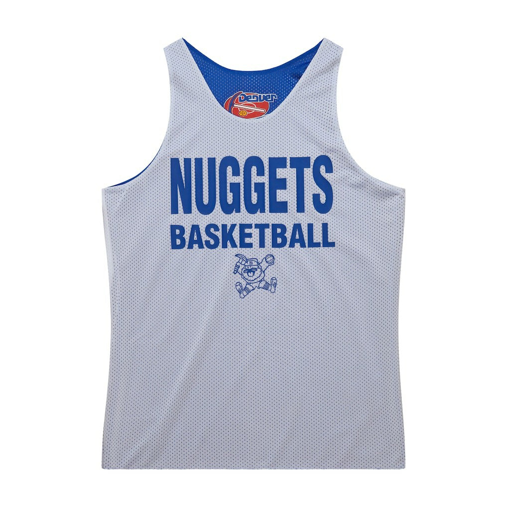 Denver Nuggets Hardwood Classics Reversible Mesh Practice Jersey sale - Royal/White | Mitchell & Ness discount