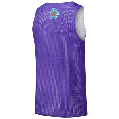 Utah Jazz Hardwood Classics Reversible Mesh Practice Jersey - Purple | Mitchell & Ness for sale