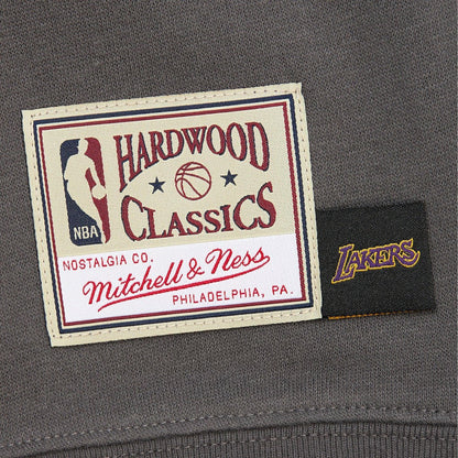 Los Angeles Lakers Women's Hardwood Classics Lightweight Pullover Sweatshirt - Charcoal | Mitchell & Ness online
