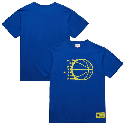 Orlando Magic Hardwood Classics Neon Nights Premium T-Shirt - Blue | Mitchell & Ness outlet