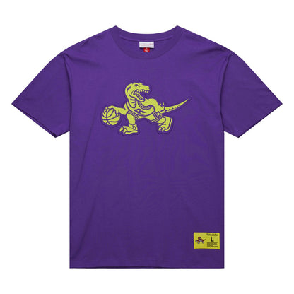 Toronto Raptors Hardwood Classics Neon Nights Premium T-Shirt - Raptors Purple | Mitchell & Ness sale