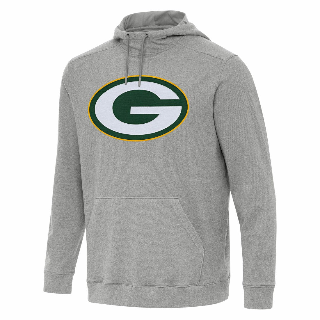 Green Bay Packers Antigua Cloud Pullover Hoodie - Heather Gray sale