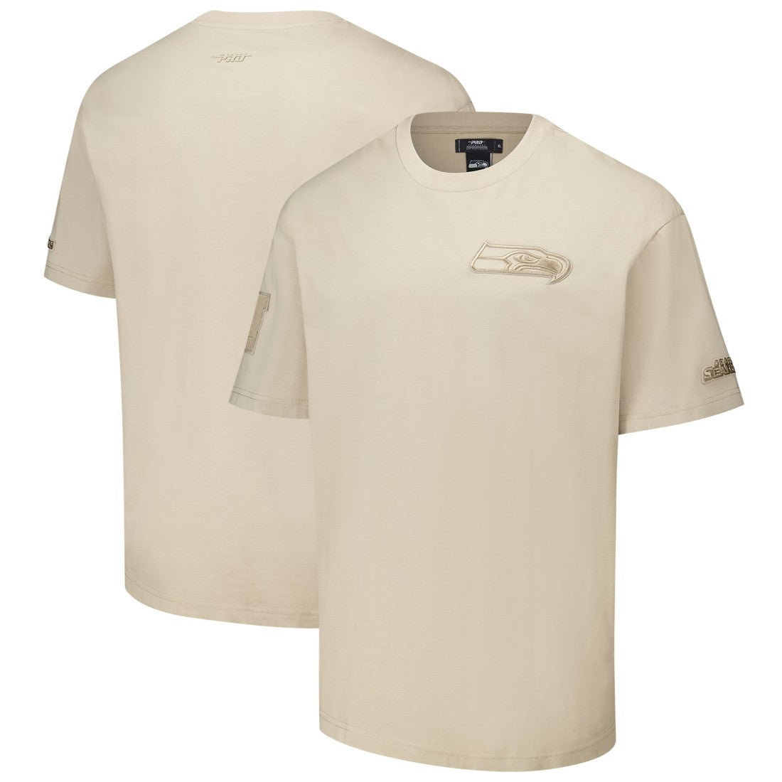 Seattle Seahawks Pro Standard Drop Shoulder T-Shirt - Tan for sale