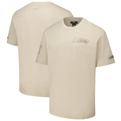 Seattle Seahawks Pro Standard Drop Shoulder T-Shirt - Tan for sale