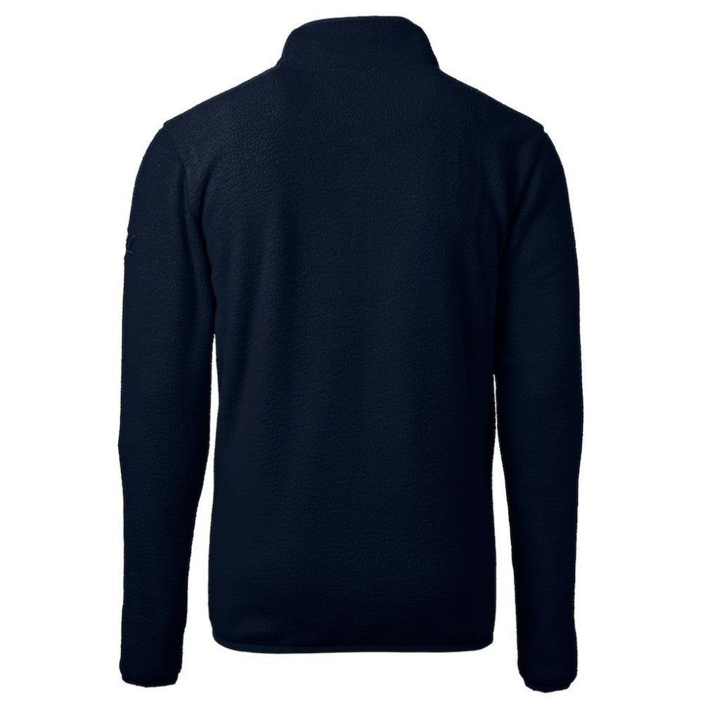 New York Yankees Cutter & Buck Cascade Eco Fleece Quarter-Zip Jacket - Navy