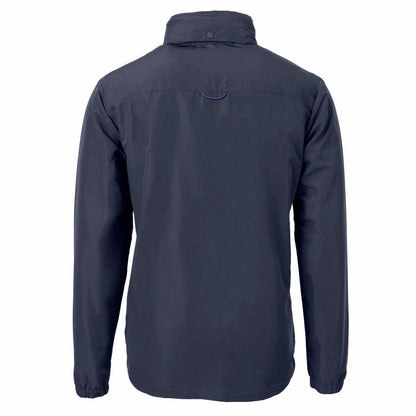New York Mets Cutter & Buck Charter Eco Recycled Full-Zip Hoodie Jacket - Navy