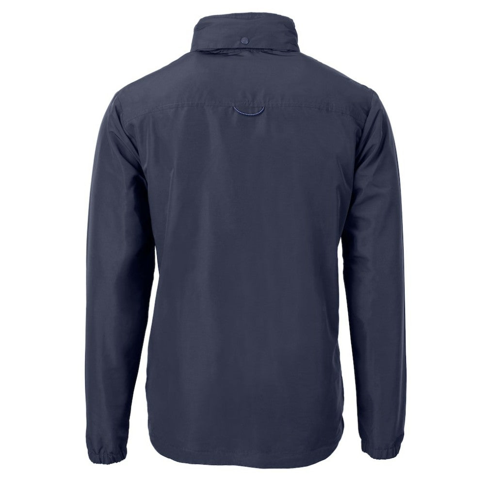 New York Yankees Cutter & Buck Charter Eco Recycled Full-Zip Hoodie Jacket - Navy