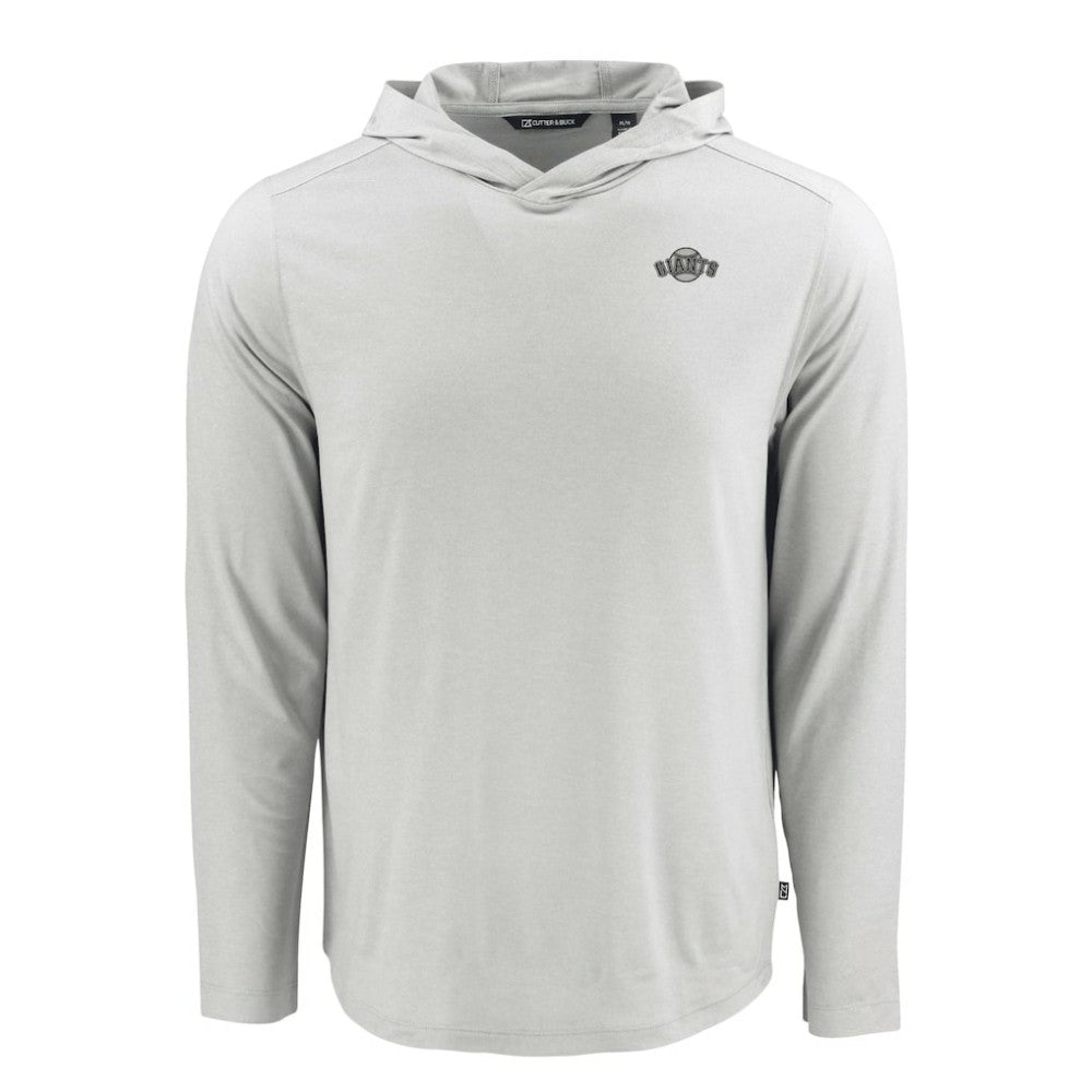 San Francisco Giants Cutter & Buck Coastline Epic Comfort Eco Recycled Hoodie T-Shirt - Gray