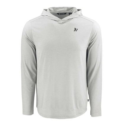 Athletics Cutter & Buck Coastline Epic Comfort Eco Recycled Hoodie T-Shirt - Gray