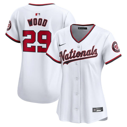 James Wood Washington Nationals Women's Home Limited Player Jersey - White | Nike