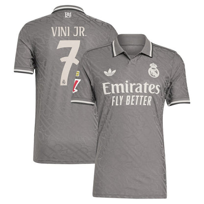Vini Jr. Real Madrid Originals 2024/25 Third Player Jersey - Charcoal | Adidas shop