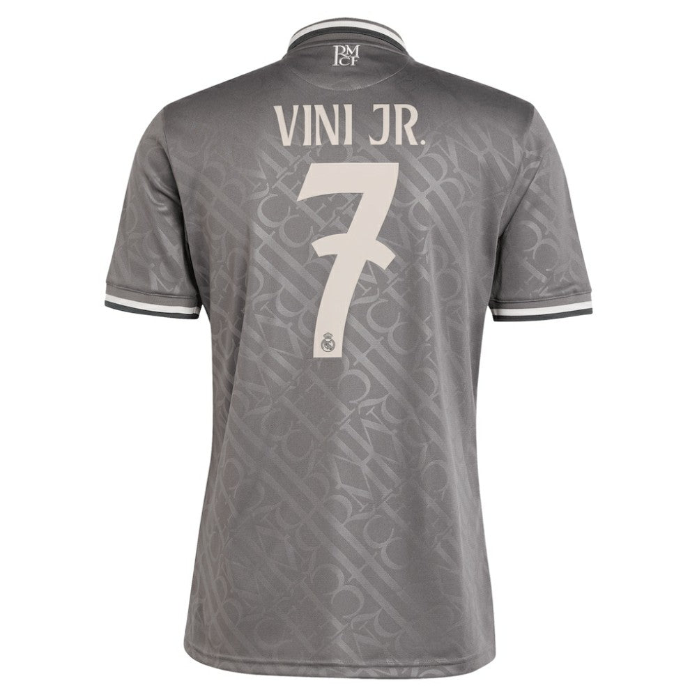 Vini Jr. Real Madrid Originals 2024/25 Third Replica Player Jersey - Charcoal | Adidas discount