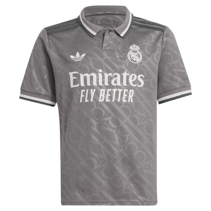 Jude Bellingham Real Madrid Originals Youth 2024/25 Third Replica Player Jersey - Charcoal | Adidas shop