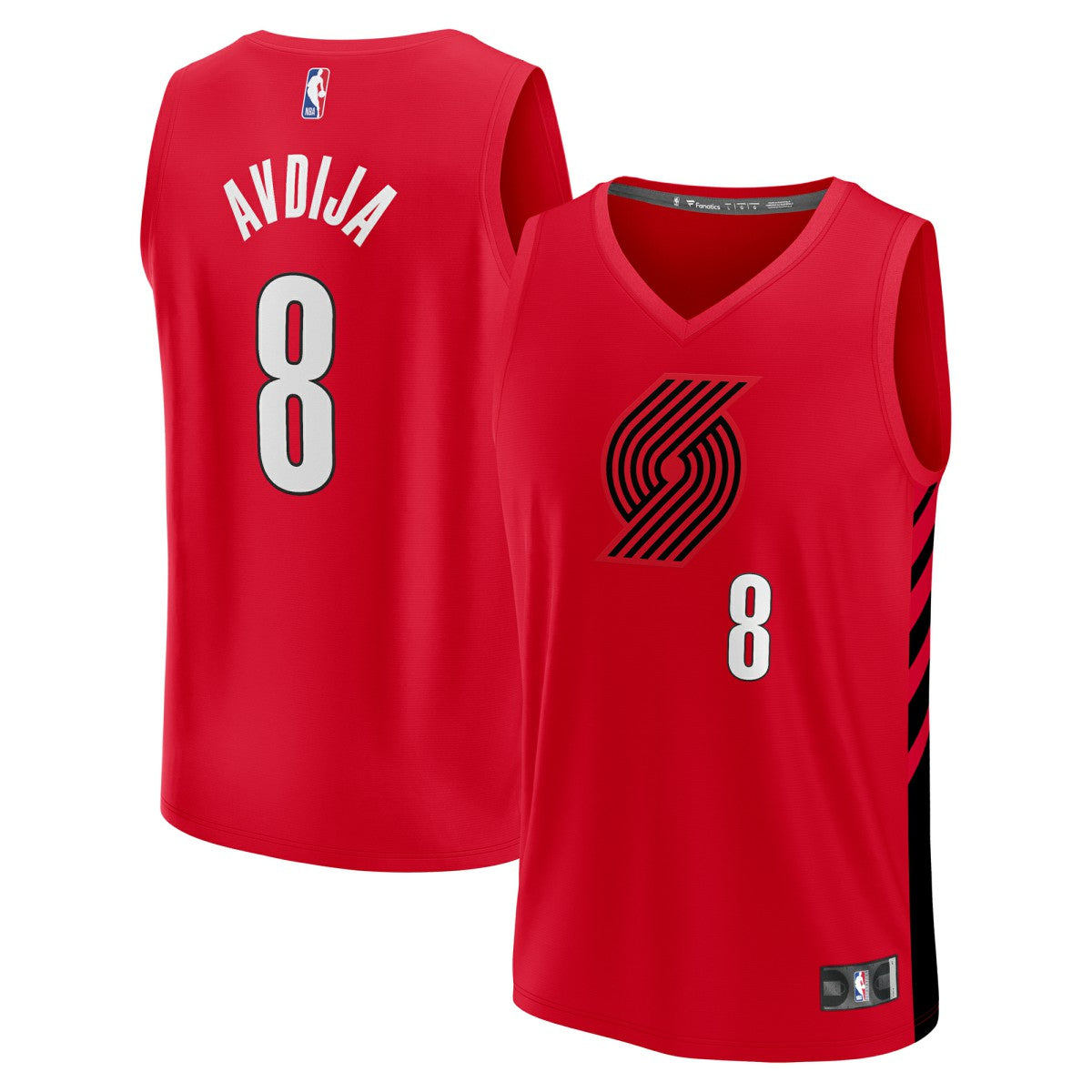 Deni Avdija Portland Trail Blazers Fast Break Player Jersey - Statement Edition - Red | Fanatics online
