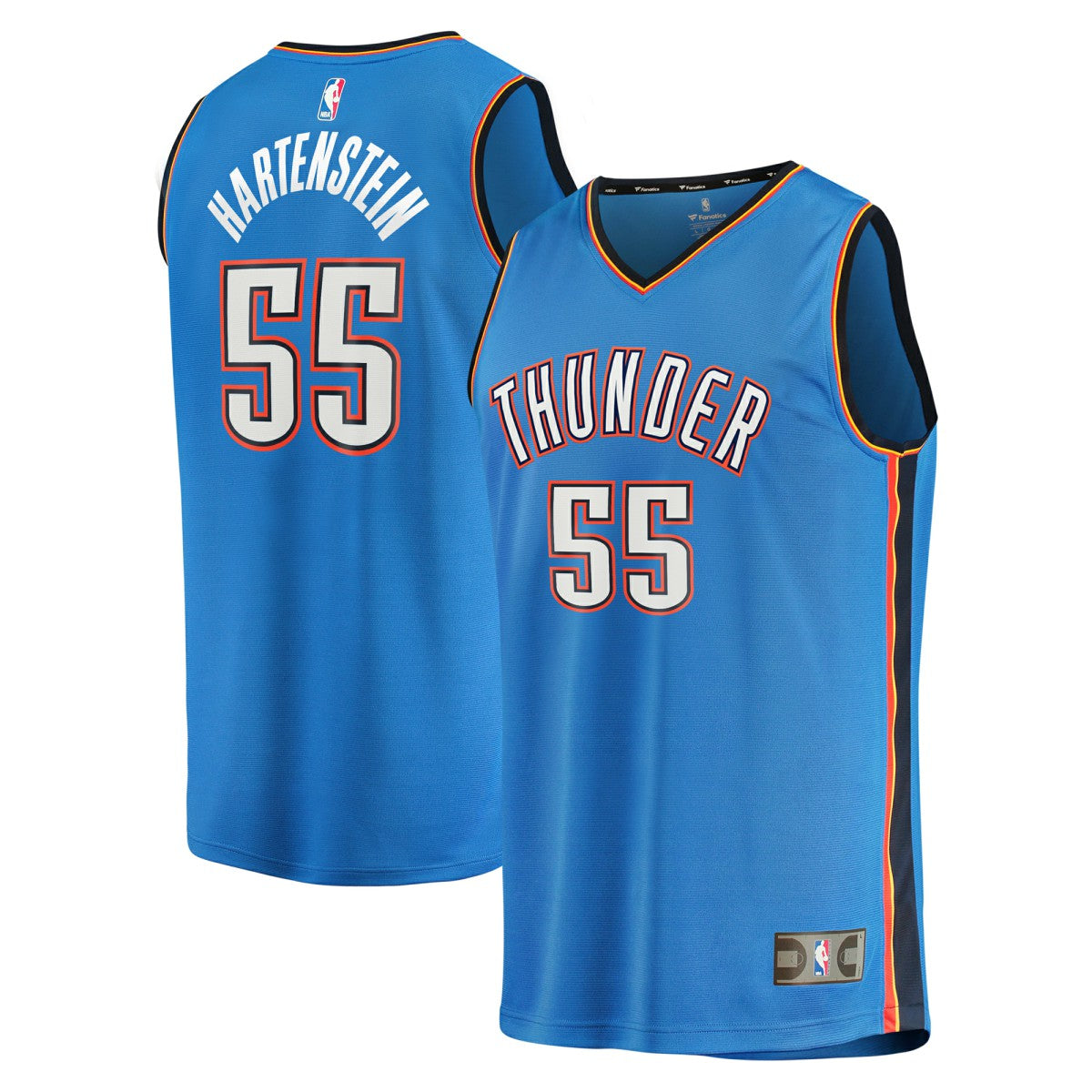 Isaiah Hartenstein Oklahoma City Thunder Fast Break Replica Player Jersey - Icon Edition - Blue | Fanatics outlet